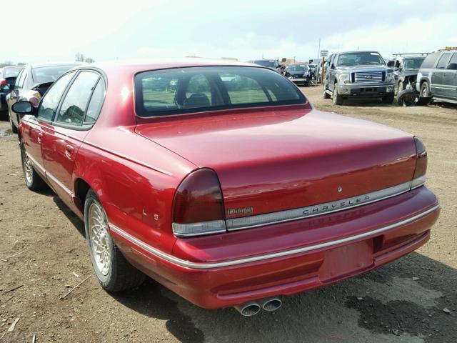 2C3HC56F7VH773414 - 1997 CHRYSLER LHS BURGUNDY photo 3