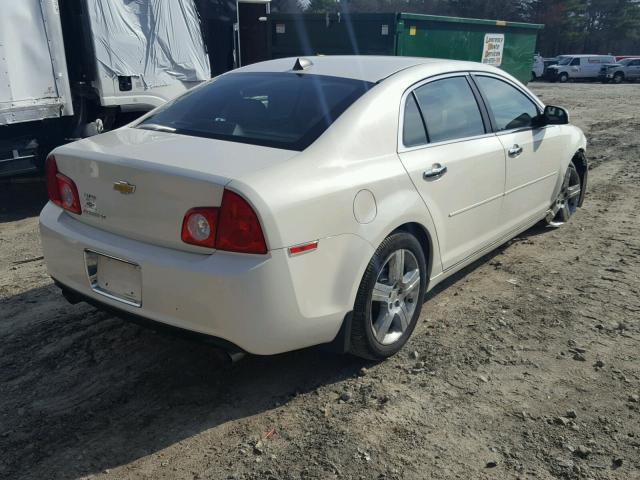 1G1ZF5E7XCF108029 - 2012 CHEVROLET MALIBU 3LT Beyaz fotoğraf 4