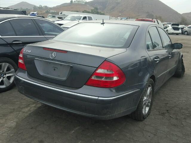 WDBUF56J46A918221 - 2006 MERCEDES-BENZ E350 GRAY photo 4