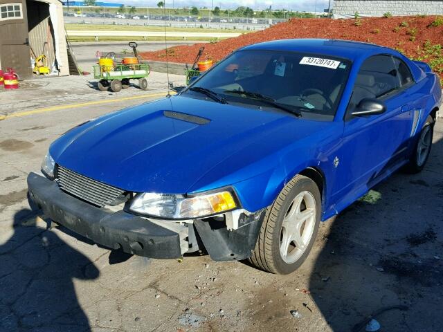 1FAFP42X0XF160173 - 1999 FORD MUSTANG BLUE photo 2