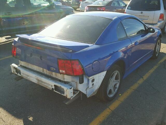 1FAFP42X0XF160173 - 1999 FORD MUSTANG BLUE photo 4