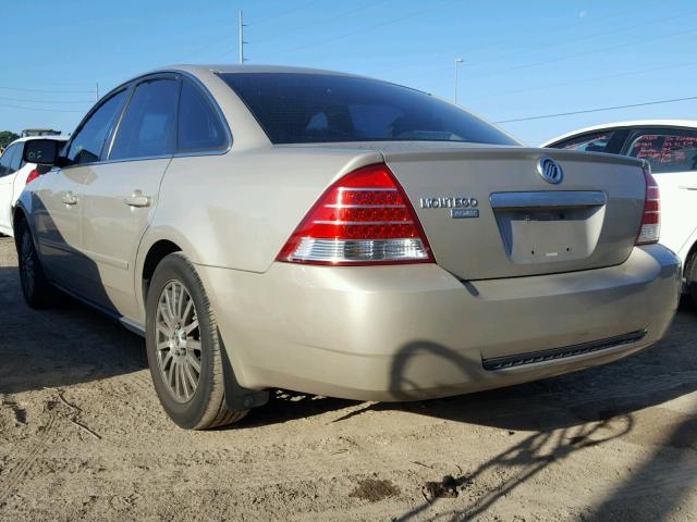 1MEHM42175G607725 - 2005 MERCURY MONTEGO PR 金色 照片 3