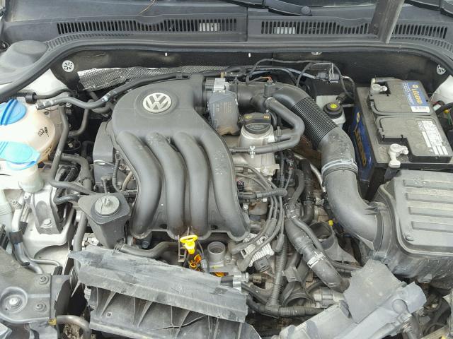 3VW2K7AJ1BM365786 - 2011 VOLKSWAGEN JETTA BASE 白色 照片 7