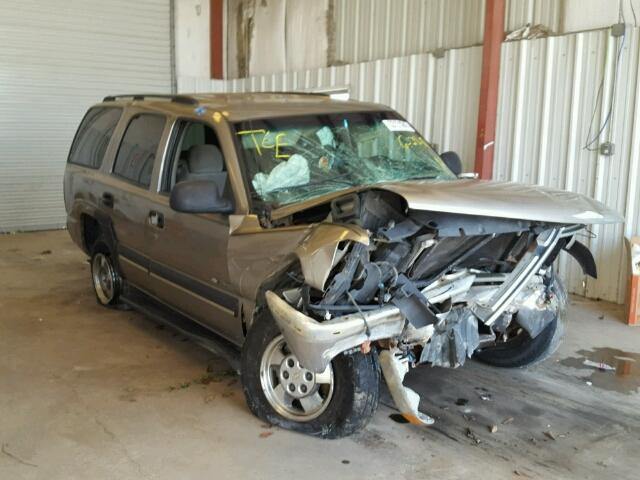 1GNEC13Z33J304457 - 2003 CHEVROLET TAHOE TAN photo 1