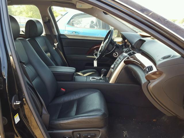 JH4KB16566C012140 - 2006 ACURA RL შავი ფოტო 5