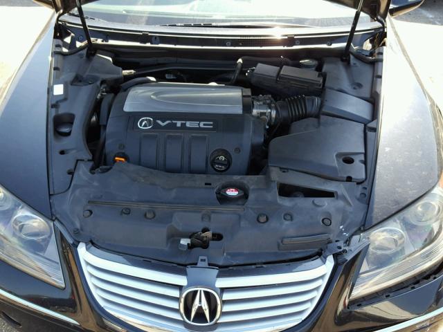 JH4KB16566C012140 - 2006 ACURA RL შავი ფოტო 7