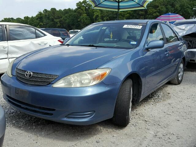 4T1BE32K84U916199 - 2004 TOYOTA CAMRY LE BLUE photo 2