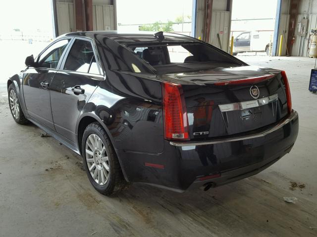 1G6DA5E54C0132153 - 2012 CADILLAC CTS BLACK photo 3