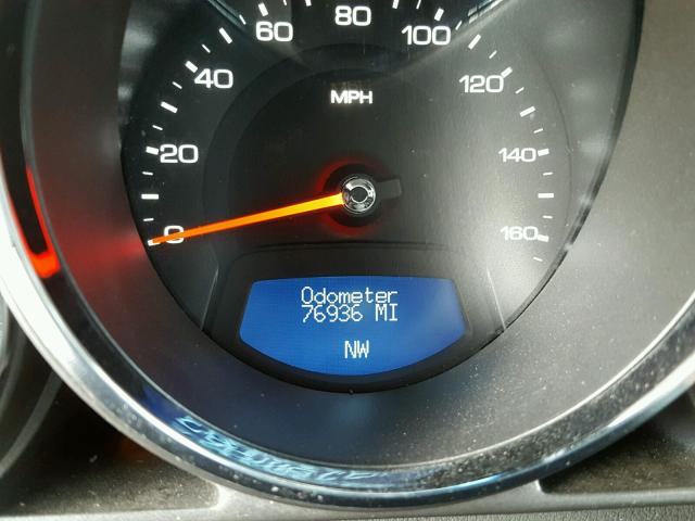 1G6DA5E54C0132153 - 2012 CADILLAC CTS BLACK photo 8