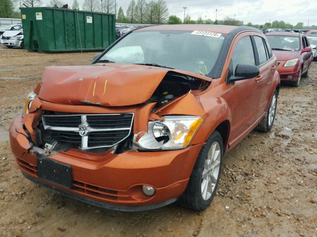 1B3CB5HA7BD233467 - 2011 DODGE CALIBER HE ORANGE photo 2