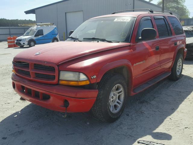 1B4HR28Z2YF223539 - 2000 DODGE DURANGO RED photo 2