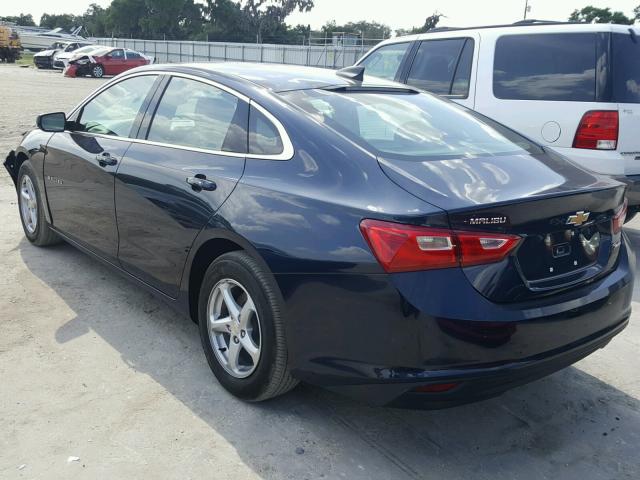1G1ZB5ST9JF185498 - 2018 CHEVROLET MALIBU LS 蓝色 照片 3