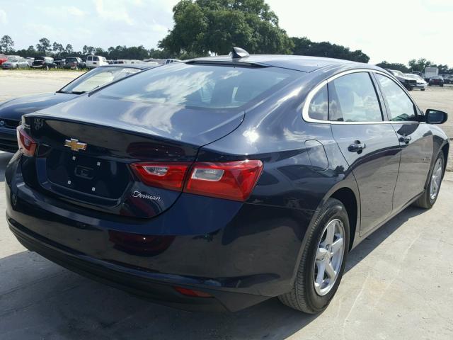 1G1ZB5ST9JF185498 - 2018 CHEVROLET MALIBU LS 蓝色 照片 4