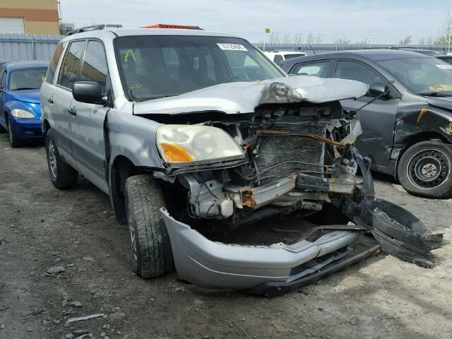 2HKYF18125H001861 - 2005 HONDA PILOT LX SILVER photo 1