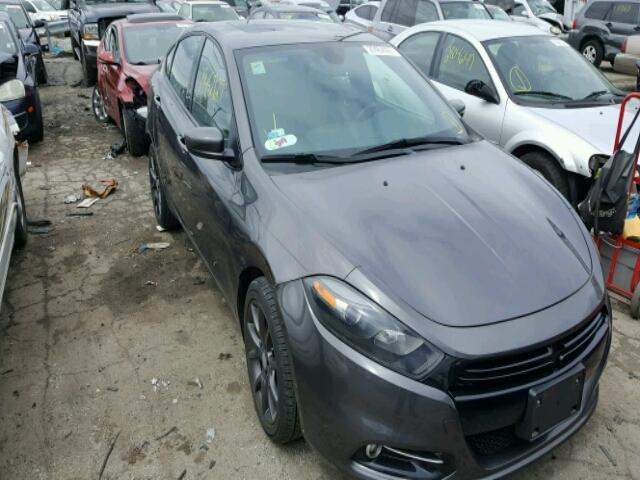 1C3CDFBB1FD391524 - 2015 DODGE DART SXT GRAY photo 1