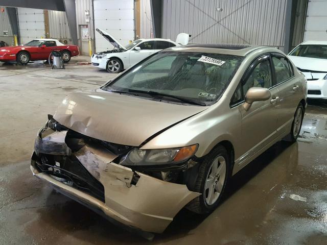 1HGFA16938L117926 - 2008 HONDA CIVIC EXL Qızıl foto 2