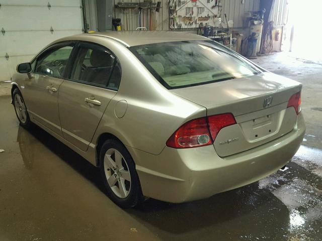 1HGFA16938L117926 - 2008 HONDA CIVIC EXL Qızıl foto 3