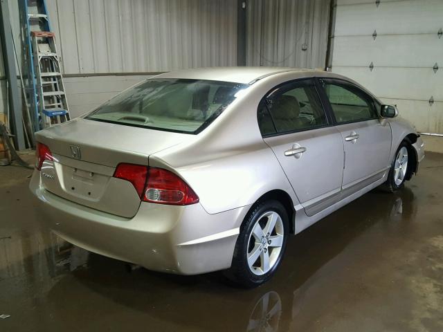 1HGFA16938L117926 - 2008 HONDA CIVIC EXL Qızıl foto 4