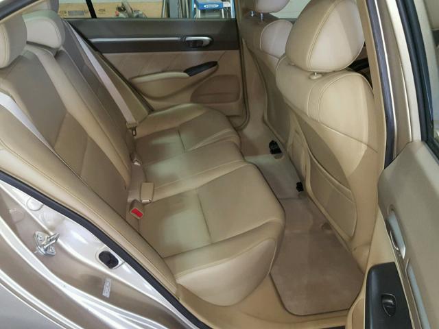 1HGFA16938L117926 - 2008 HONDA CIVIC EXL Qızıl foto 6