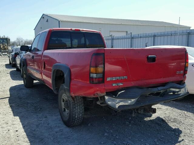 1GTHC29U15E240292 - 2005 GMC SIERRA C25 RED photo 3