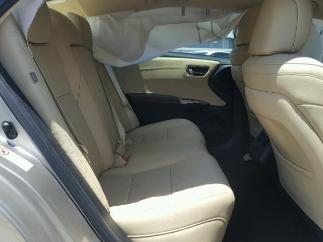 4T1BK1EB3FU189727 - 2015 TOYOTA AVALON XLE GOLD photo 6