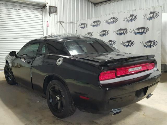 2C3CDYBT4EH183188 - 2014 DODGE CHALLENGER BLACK photo 3