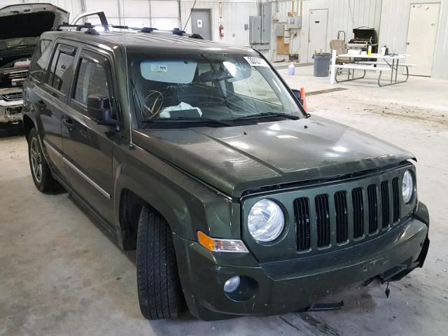 1J8FF48B89D164763 - 2009 JEEP PATRIOT LI GREEN photo 1