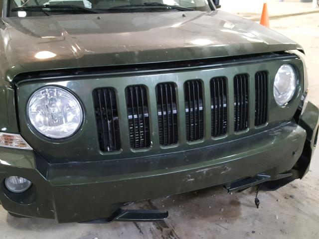 1J8FF48B89D164763 - 2009 JEEP PATRIOT LI GREEN photo 9