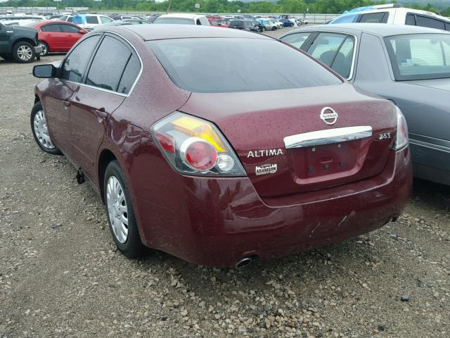 1N4AL2APXBN460166 - 2011 NISSAN ALTIMA BAS BURGUNDY photo 3