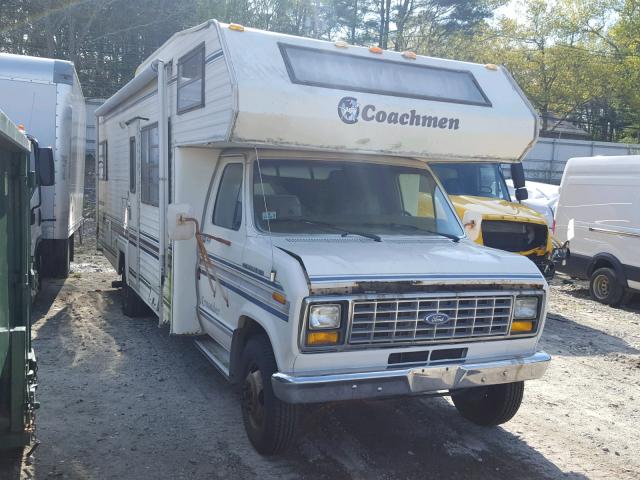 1FDKE30L7HHB29772 - 1987 FORD ECONOLINE WHITE photo 1