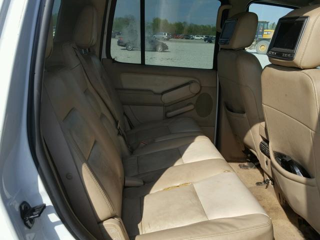 1FMEU74876UA46618 - 2006 FORD EXPLORER E WHITE photo 6