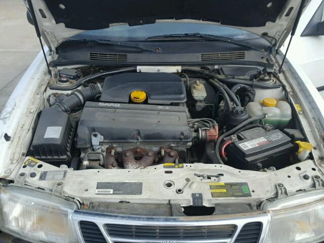 YS3DD55B9V2025139 - 1997 SAAB 900 S WHITE photo 7