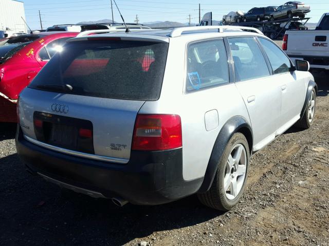 WA1YD54B93N052941 - 2003 AUDI ALLROAD SILVER photo 4