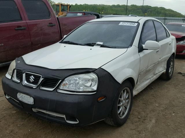 KL5JD56Z85K168837 - 2005 SUZUKI FORENZA S WHITE photo 2