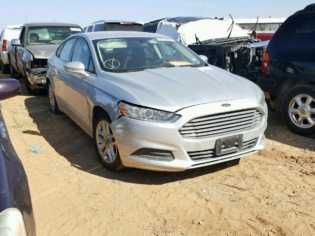 3FA6P0H78FR252861 - 2015 FORD FUSION SE SILVER photo 1