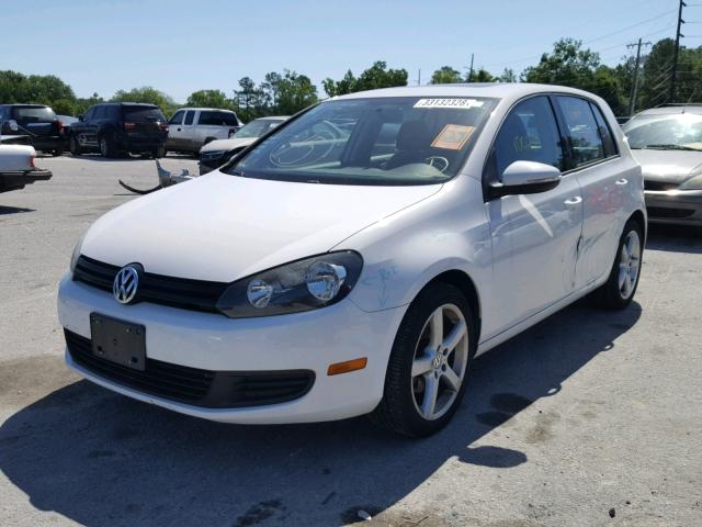 WVWDA7AJ7AW336628 - 2010 VOLKSWAGEN GOLF WHITE photo 2