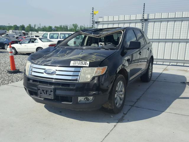 2FMDK49C57BB56832 - 2007 FORD EDGE SEL P BLACK photo 2