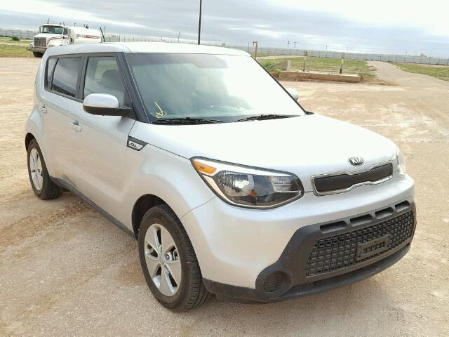 KNDJN2A26F7767059 - 2015 KIA SOUL SILVER photo 1