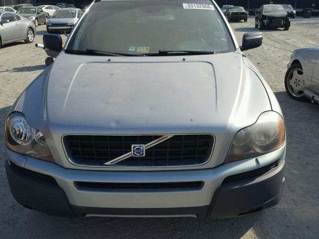 YV1CY592451167030 - 2005 VOLVO XC90 SILVER photo 9
