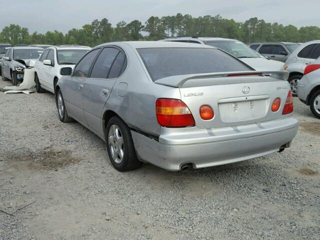 JT8BH68X3X0014716 - 1999 LEXUS GS 400 SILVER photo 3