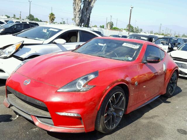 JN1AZ4EH0GM931510 - 2016 NISSAN 370Z BASE RED photo 2