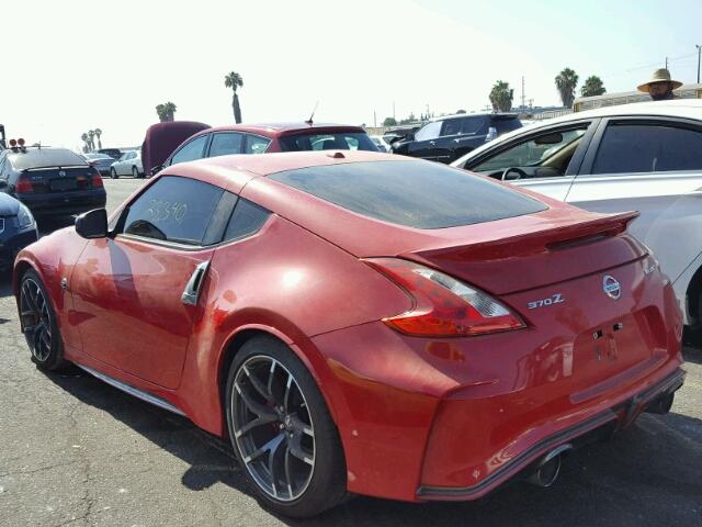 JN1AZ4EH0GM931510 - 2016 NISSAN 370Z BASE RED photo 3