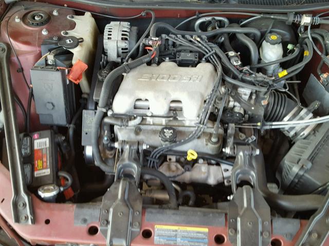 1G2WK52J73F153911 - 2003 PONTIAC GRAND PRIX BURGUNDY photo 7