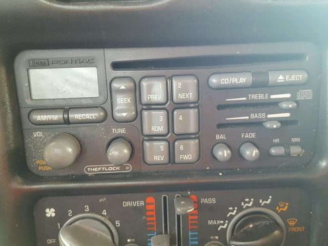 1G2WK52J73F153911 - 2003 PONTIAC GRAND PRIX BURGUNDY photo 9