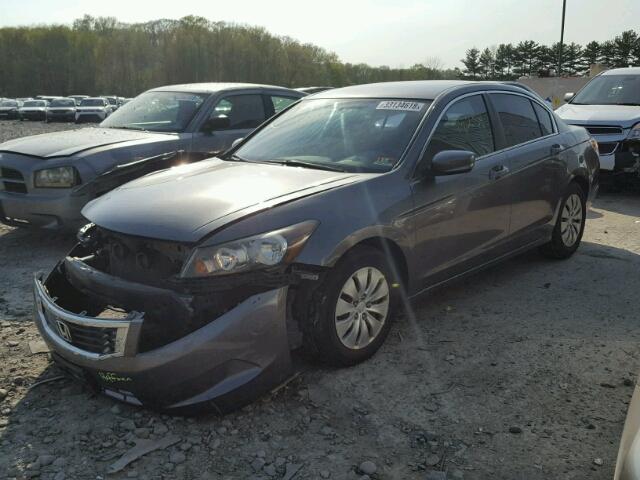 1HGCP26359A113733 - 2009 HONDA ACCORD LX CHARCOAL photo 2