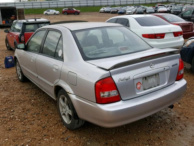 JM1BJ225331138365 - 2003 MAZDA PROTEGE DX SILVER photo 3