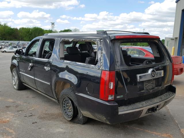 1GYUKJEF8AR192659 - 2010 CADILLAC ESCALADE E BLACK photo 3