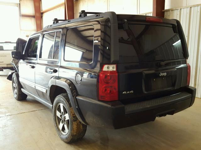1J8HG48K96C356846 - 2006 JEEP COMMANDER 黑色 照片 3