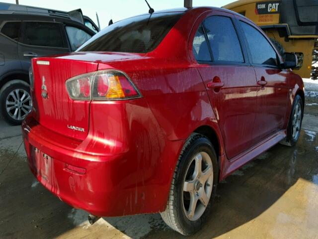 JA32U2FUXCU031481 - 2012 MITSUBISHI LANCER ES/ RED photo 4