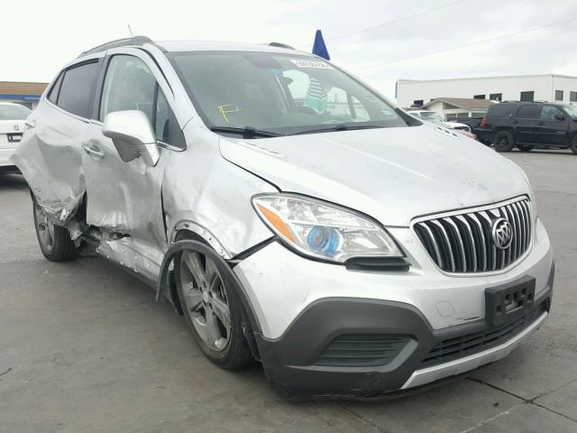 KL4CJASB8DB203267 - 2013 BUICK ENCORE SILVER photo 1